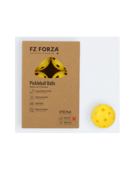 BALLES PICKLEBALL FORZA - LOT DE 6