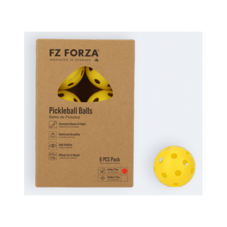 BALLES PICKLEBALL FORZA - LOT DE 6