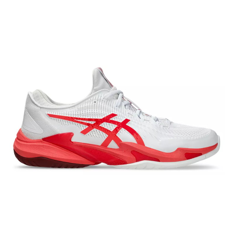Chau. ten. ASICS Court FF 3 NOVAK BLANC/ROUGE 2025 (1041A522-966 )