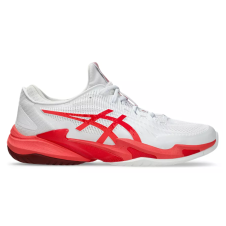 Chau. ten. ASICS Court FF 3 NOVAK BLANC/ROUGE 2025 (1041A522-966 )