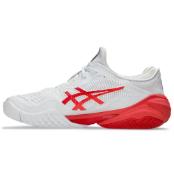 Chau. ten. ASICS Court FF 3 NOVAK BLANC/ROUGE 2025 (1041A522-966 )