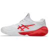 Chau. ten. ASICS Court FF 3 NOVAK BLANC/ROUGE 2025 (1041A522-966 )