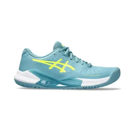 Chau. Ten. ASICS GEL-CHALLENGER 14 LADY bleu gris / jaune (1042A231-400)