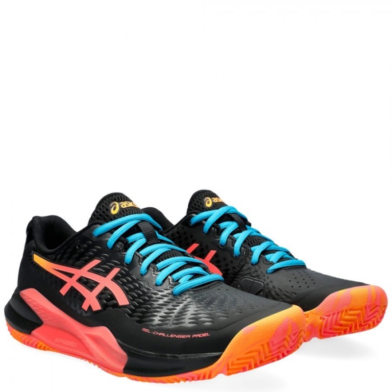 Chaussure Padel ASICS GEL-CHALLENGER 14 Noir/Corail (1041A477-001)