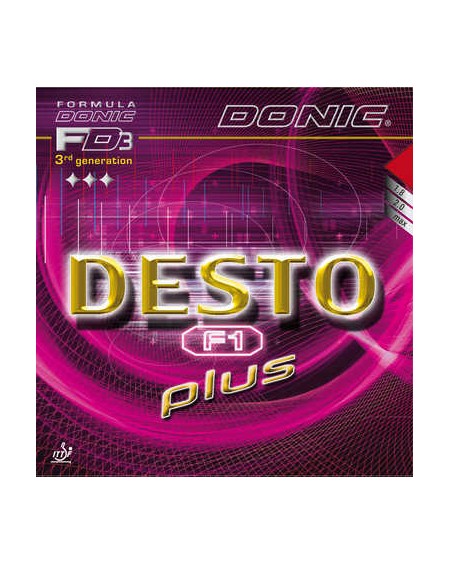 DONIC DESTO F1 PLUS - ROUGE