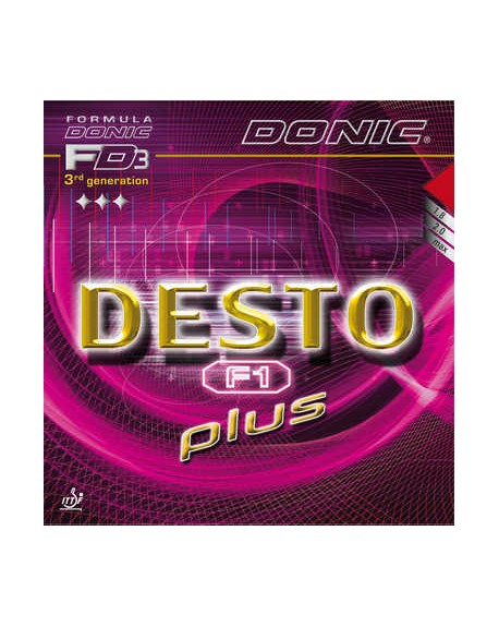 DONIC DESTO F1 PLUS - ROUGE