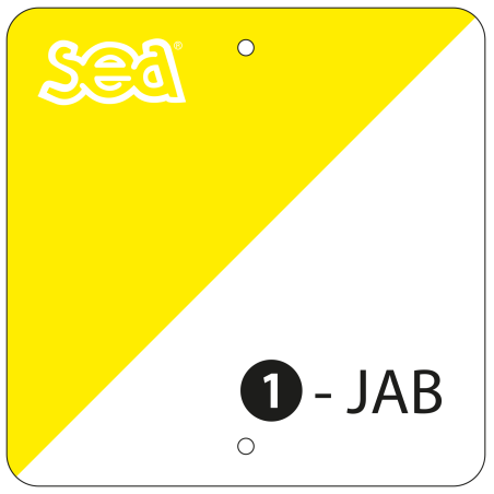 BALISES PLASTIQUES O'COULEURS CODE A - LOT DE 10 (ORI016)