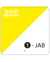 BALISES PLASTIQUES O'COULEURS CODE A - LOT DE 10 (ORI016)