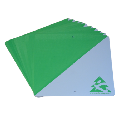 BALISES PLASTIQUES O'COULEURS 15X15CM - LOT DE 10