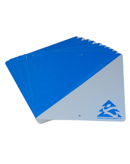 BALISES PLASTIQUES O'COULEURS 15X15CM - LOT DE 10