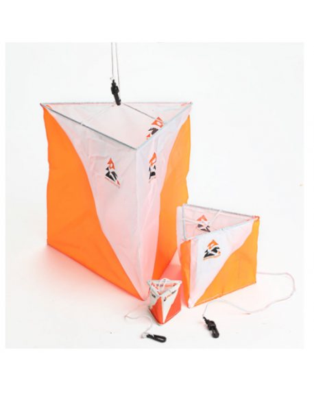 BALISES TISSUS ORANGE - LOT DE 10 (ORI018)