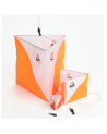 BALISES TISSUS ORANGE - LOT DE 10 (ORI018)