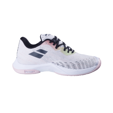 Chaussure BABOLAT SHADOW SPIRIT 2 WOMEN 2024 Grey/Coral ( 31F24642 )