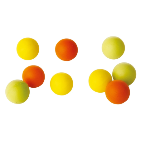 LOT DE 10 BALLES TT MOUSSE