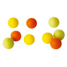 LOT DE 10 BALLES TT MOUSSE