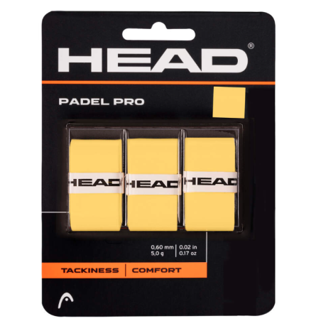 HEAD SURGRIP PADEL PRO Jaune (285111)