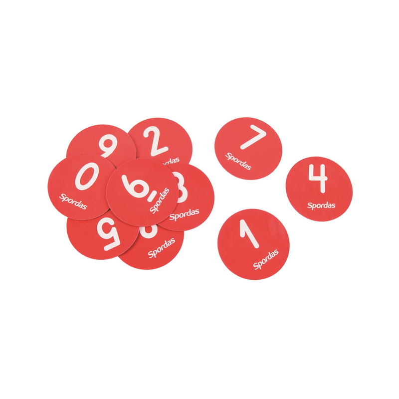 CIBLE NUMEROTES TENNIS DE TABLE - LOT DE 10 (TTA017)