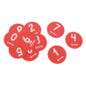 CIBLE NUMEROTES TENNIS DE TABLE - LOT DE 10 (TTA017)