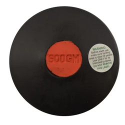 DISQUE A LANCER CAOUTCHOUC (ATH021)