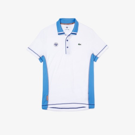 Polo LACOSTE RG Blanc Bleu (DH0966)