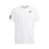 Tee Shirt ADIDAS Boy blanc club ( GK8180 )