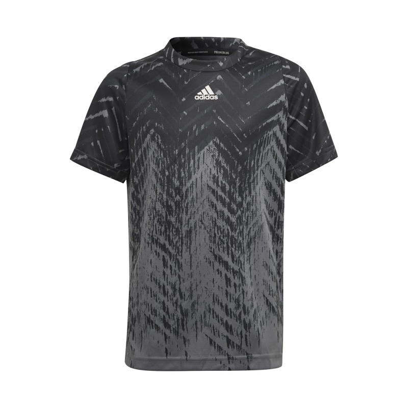 Tee-shirt ADIDAS boy noir/gris (H38987)