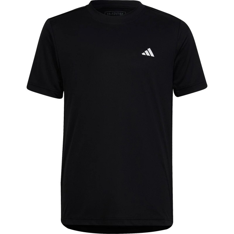 Tee Shirt ADIDAS Boy CLUB TEE NOIR ( HZ9013 )
