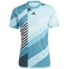 TEE SHIRT ADIDAS HOMME REVERSIBLE - TURQUOISE