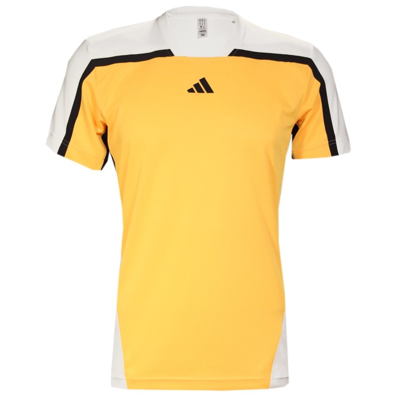 T-shirt ADIDAS homme Pro FreeLift Orange/Blanc/Noir (IS8966)