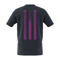 TEE SHIRT ADIDAS HOMME NOIR/VIOLET
