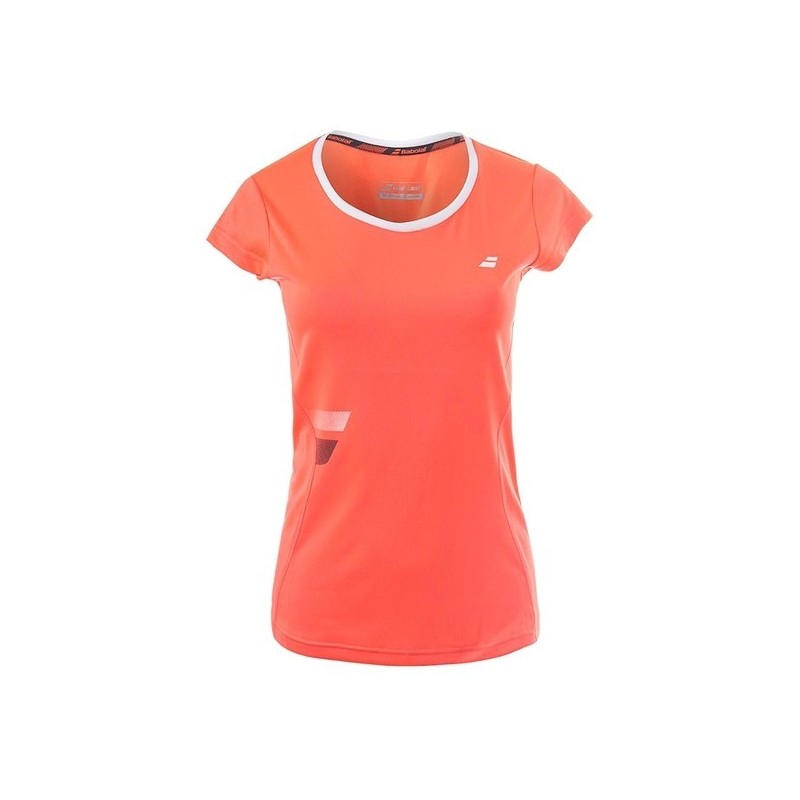 Tee-shirt Babolat Core Club Girl ROUGE ( 3GS17011-201 )
