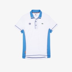 Polo LACOSTE RG Blanc Bleu (DH0966)