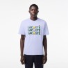 Tee-shirt LACOSTE Bleu balles (TH7370_J2G)