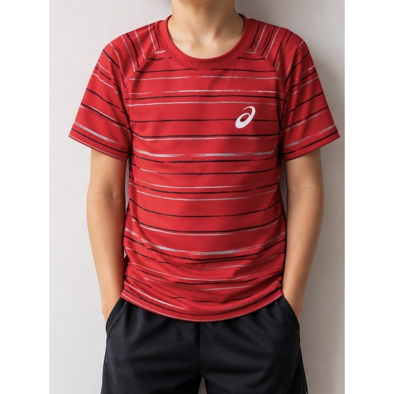 Tee-shirt ASICS JR  Rouge/Noir (121690-0672)