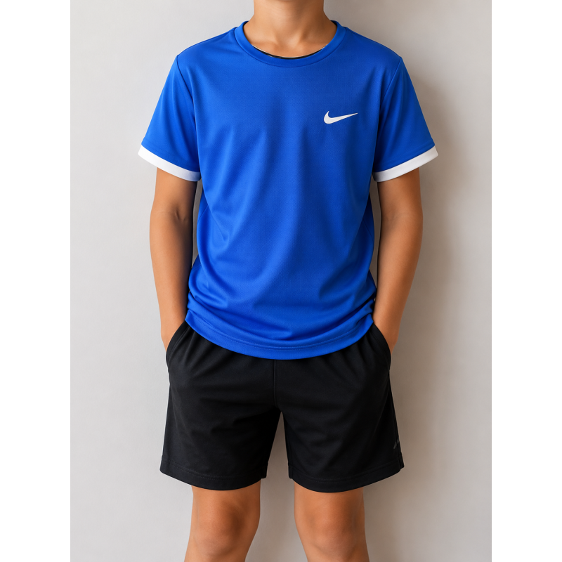 Tee-Shirt  NIKE BOY Bleu 2019 (CD0072-480)