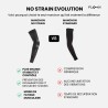 Manchon FLOKY Arm Sleeve No Strain Evolution Noir (1 pièce)