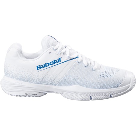 Chaussures Padel BABOLAT SENSA White/Cool Blue (3A1S25C757)
