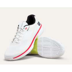 Chaussures Tennis WILSON RUSH LITE 5 WHITE/BLACK/R (WRS336360)
