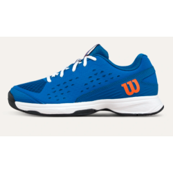 Chaussures Tennis WILSON RUSH PRO JR Deja vu Blue/orange WRS337570