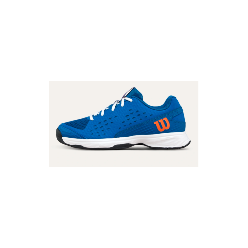 Chaussures Tennis WILSON RUSH PRO JR Deja vu Blue/orange WRS337570