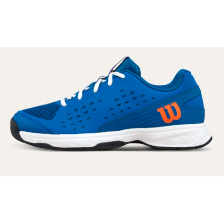 Chaussures Tennis WILSON RUSH PRO JR Deja vu Blue/orange WRS337570