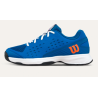Chaussures Tennis WILSON RUSH PRO JR Deja vu Blue/orange WRS337570