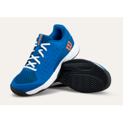 Chaussures Tennis WILSON RUSH PRO JR Deja vu Blue/orange WRS337570