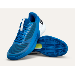 Chaussures Tennis WILSON RUSH LITE 5 D V BLUE/WHITE/BLACK (WRS338480)