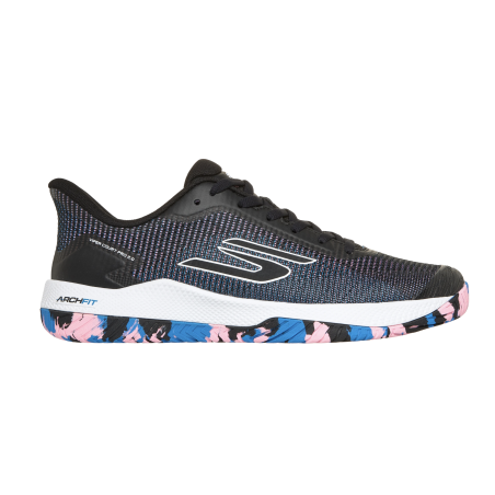 Chaussures de tennis SKETCHERS Viper Court Pro 2.0 noir / bleu / rose (246109-BBLPBLK)