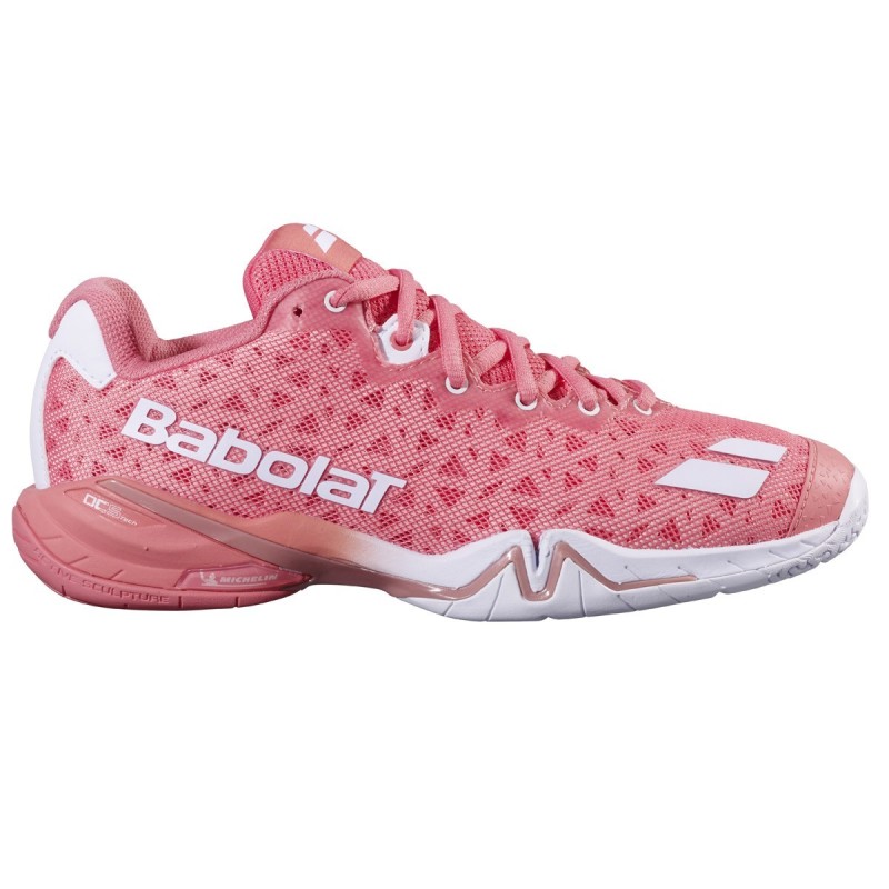 Chaussures Badminton BABOLAT SHADOW 4 Femme Shell Pink/White ( 31F26472A)