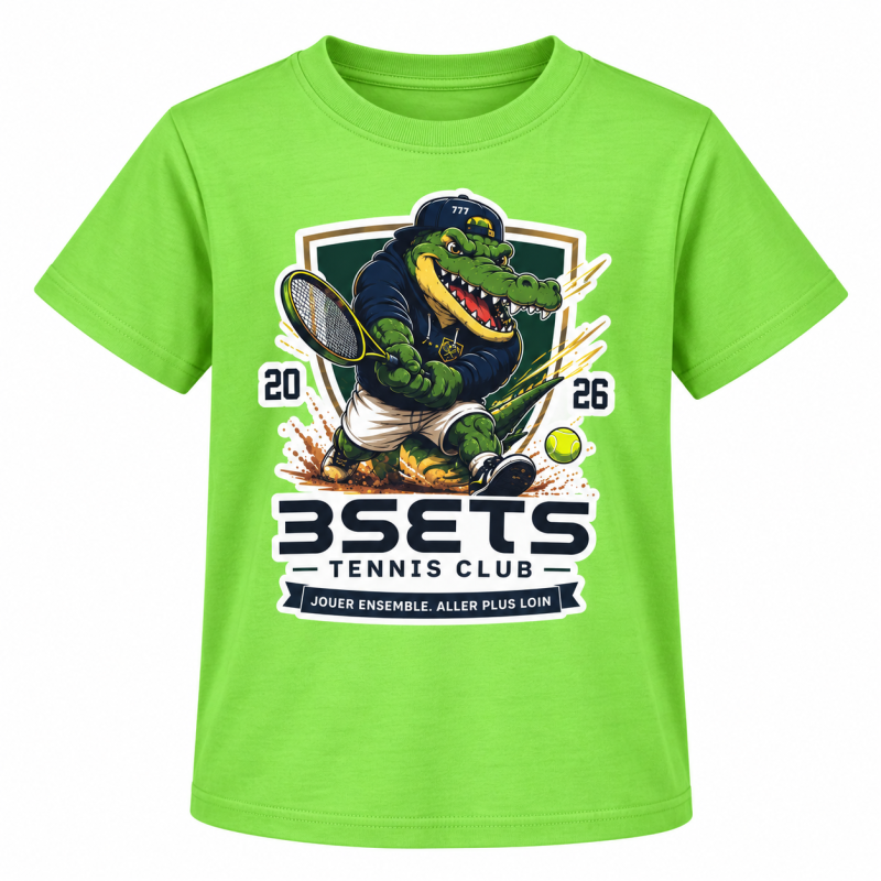 Tee-Shirt Enfant Logo Croco Vert