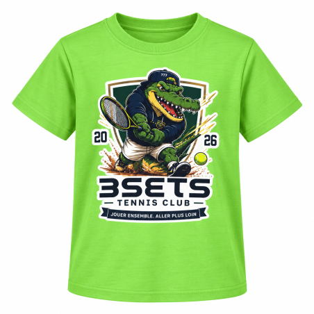 Tee-Shirt Enfant Logo Croco Vert