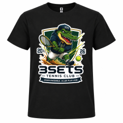 Tee-Shirt Enfant Logo Croco Noir