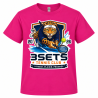 Tee-Shirt Enfant Rose (Logo Crocodile/Leopard/Bouledogue)